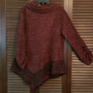 Cowl neck Sweater Sz M